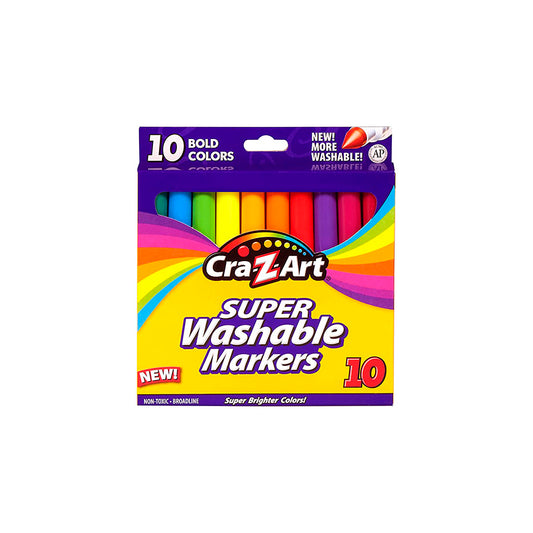 10ct Washable Broadline Markers