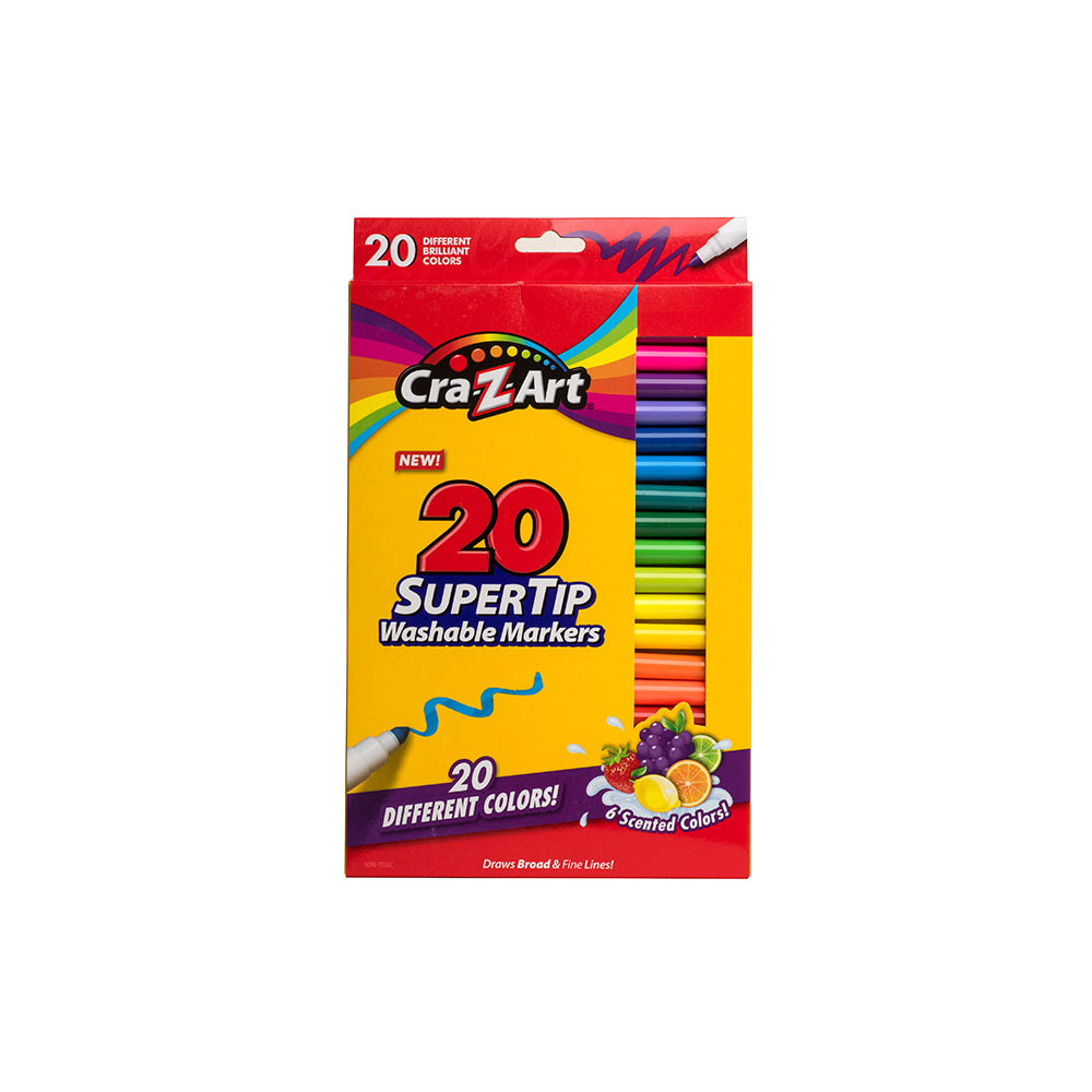 20ct SuperTip Washeable Markers