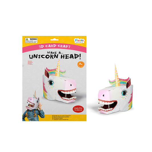 Unicorn 3D Mask Card Craft